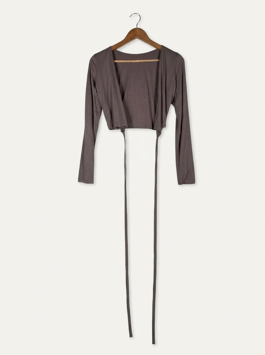 Ballet Reversible Wrap Top – Mink Studio Sample