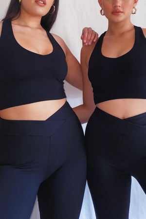 Bamboo Trousers with V-Front