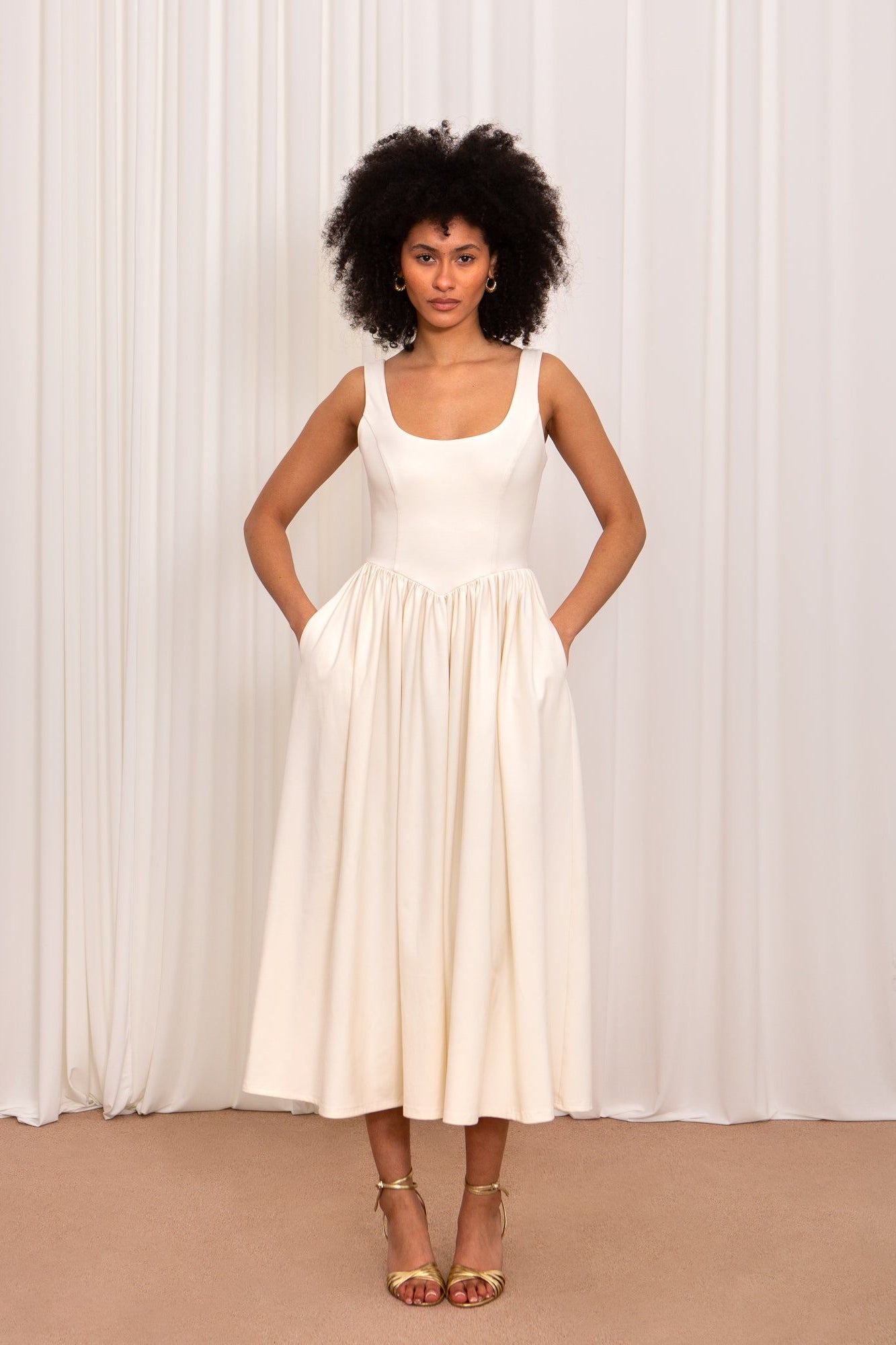 Isabella Dress Natural L