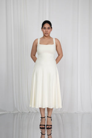 Audrey Midi Dress Natural M