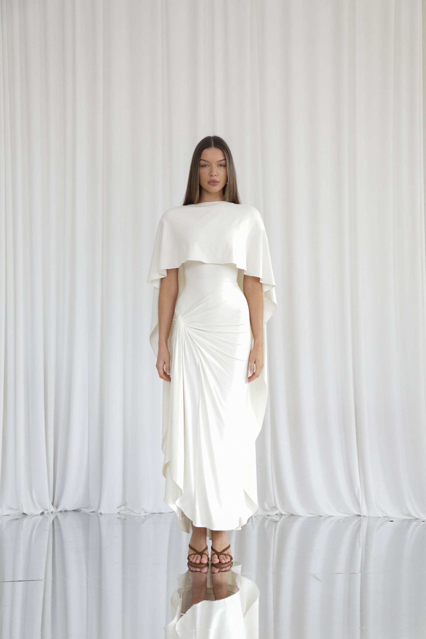 Long Drape Cape