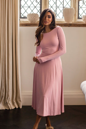 Iris Midi Dress in Organic Bamboo