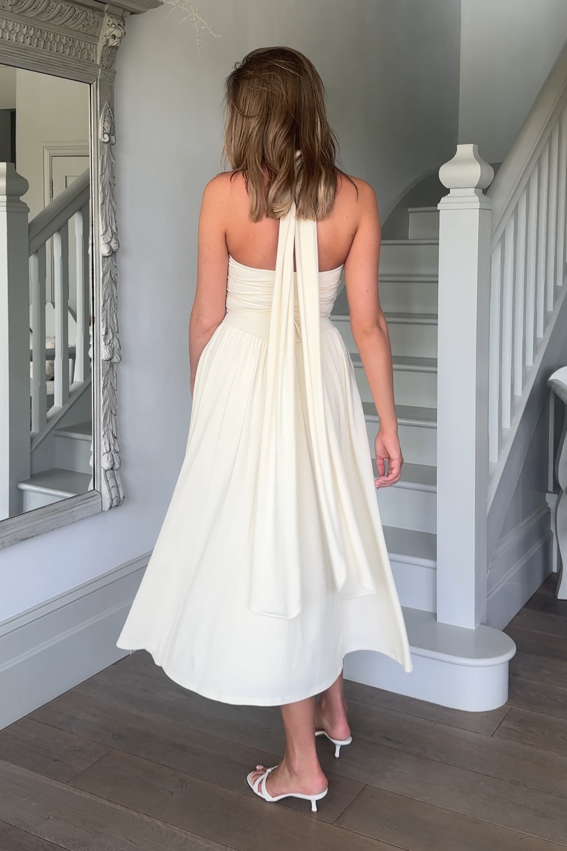 Cleo Halterneck Dress with Pockets