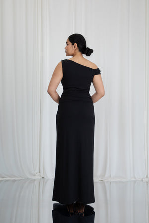 Mori Ruched Maxi Skirt