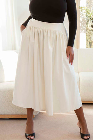 Belle Gathered Maxi Skirt