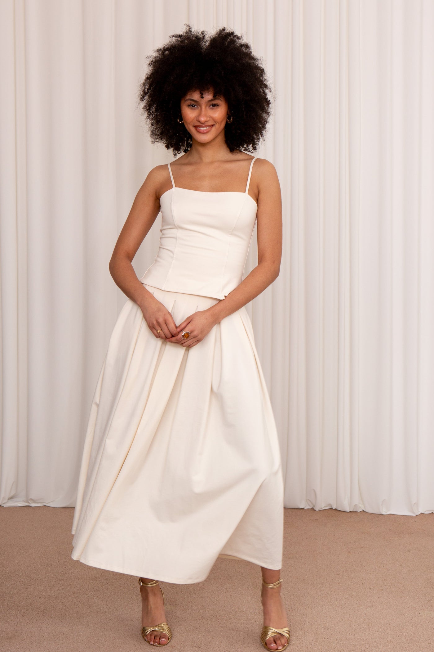 Fletcher Pleated Skirt
