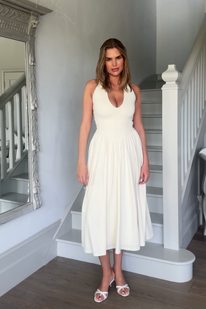 Cleo Halterneck Dress with Pockets