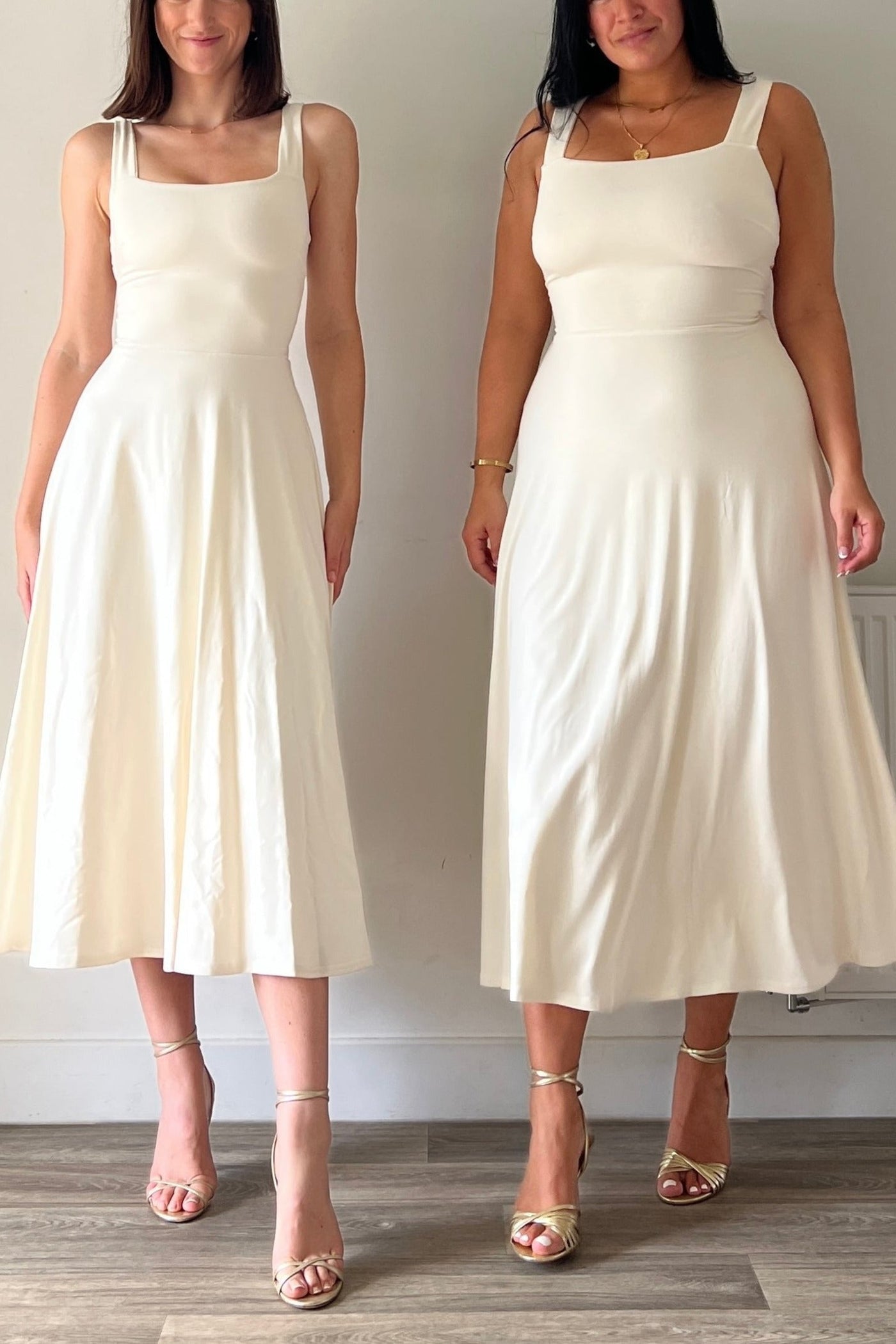 Audrey Midi Dress Organic Bamboo in Tall