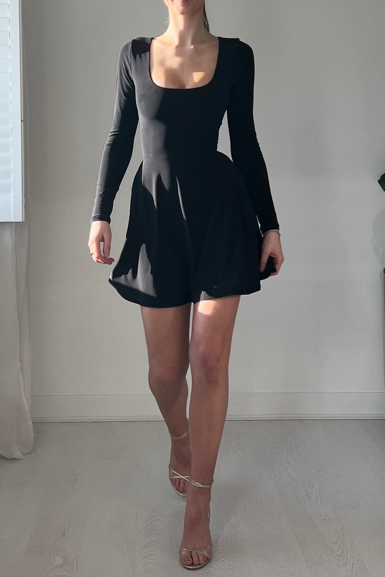 Rene Reversible Mini Dress in Recycled ITY