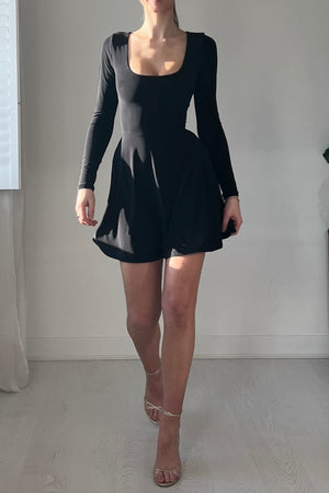 Rene Reversible Mini Dress in Recycled ITY