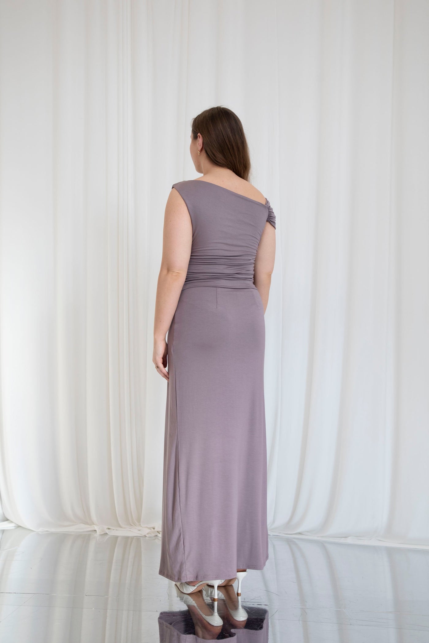 Mori Ruched Maxi Skirt