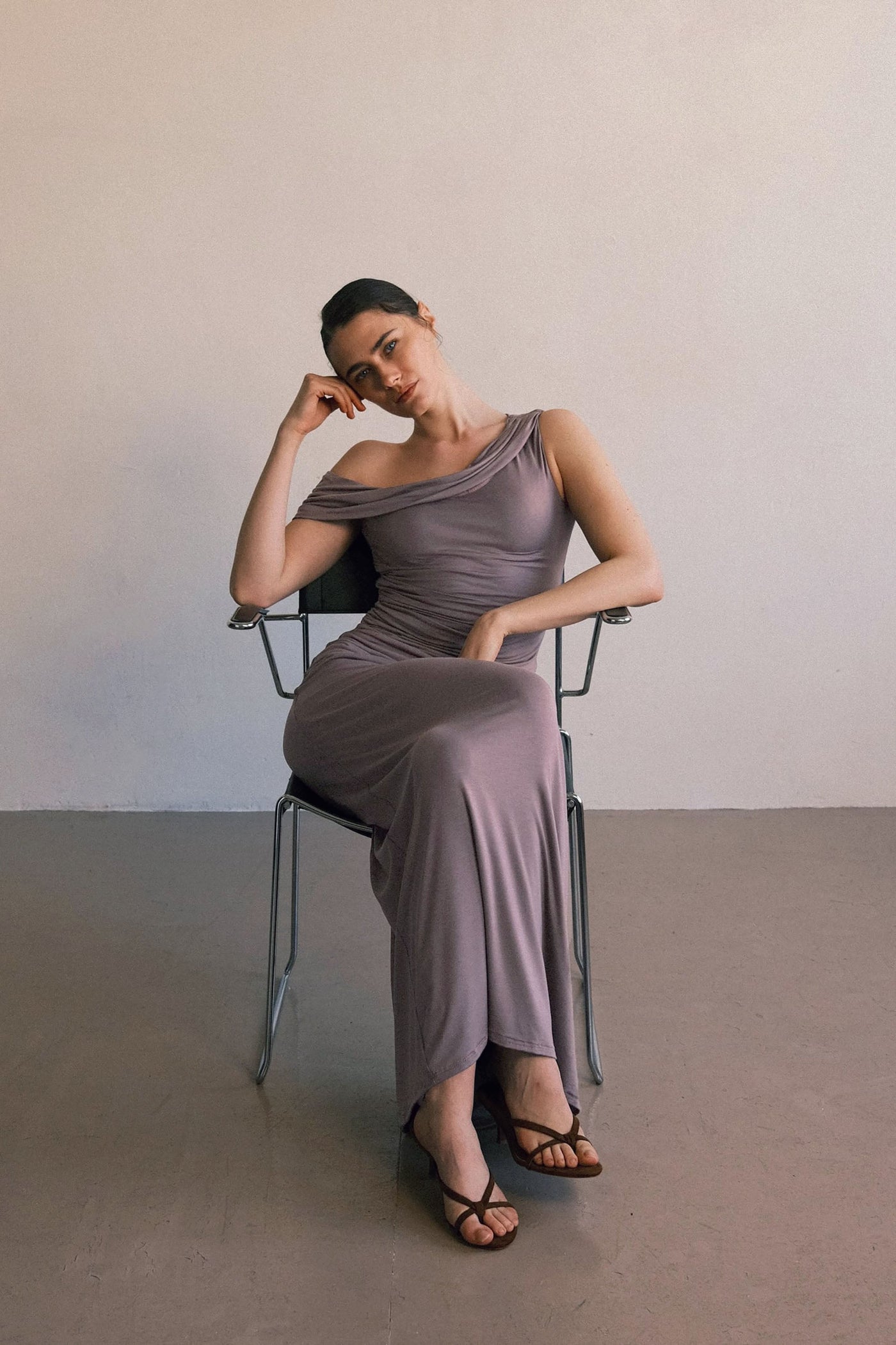 Mori Ruched Maxi Skirt