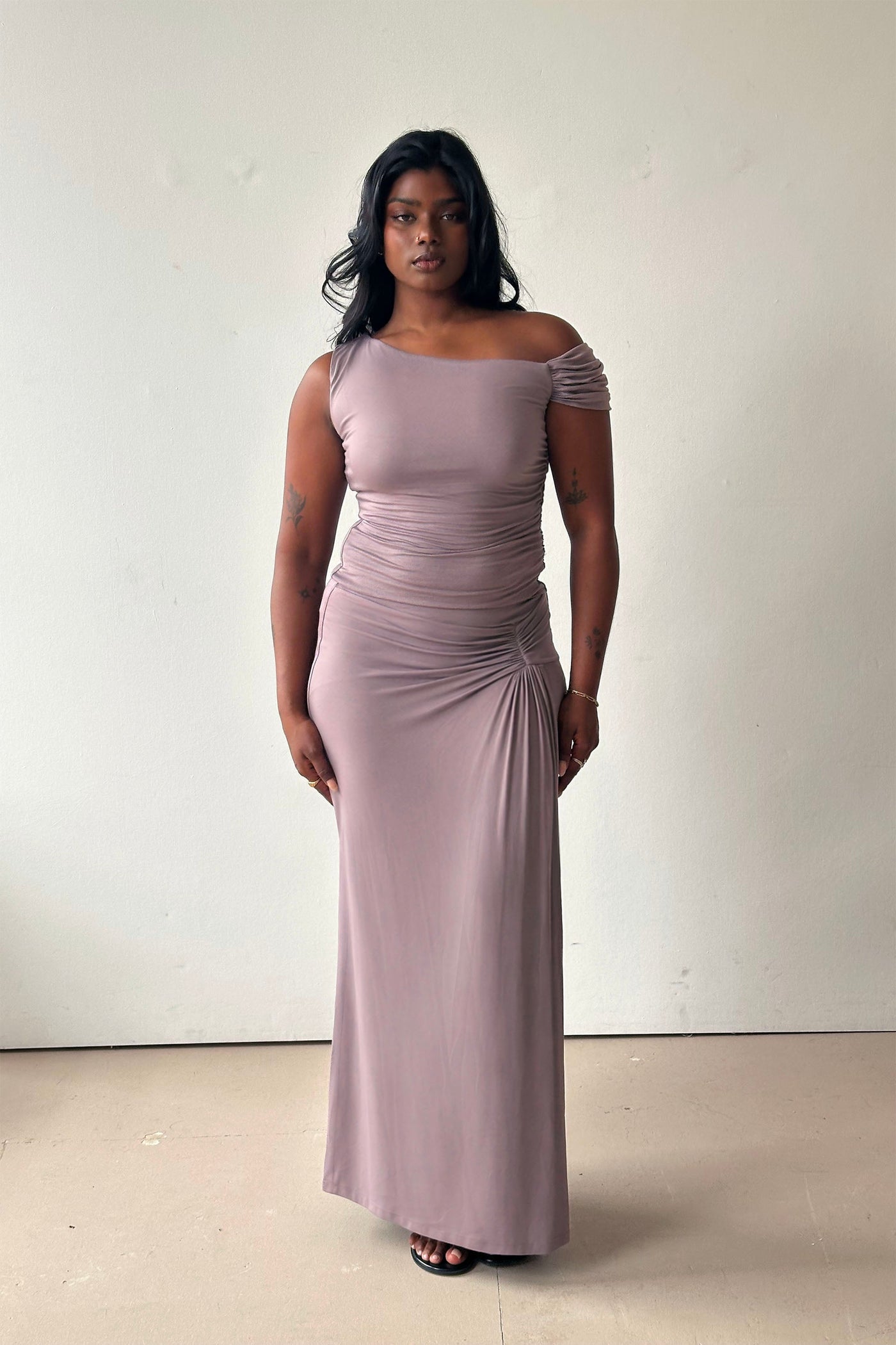 Mori Ruched Maxi Skirt