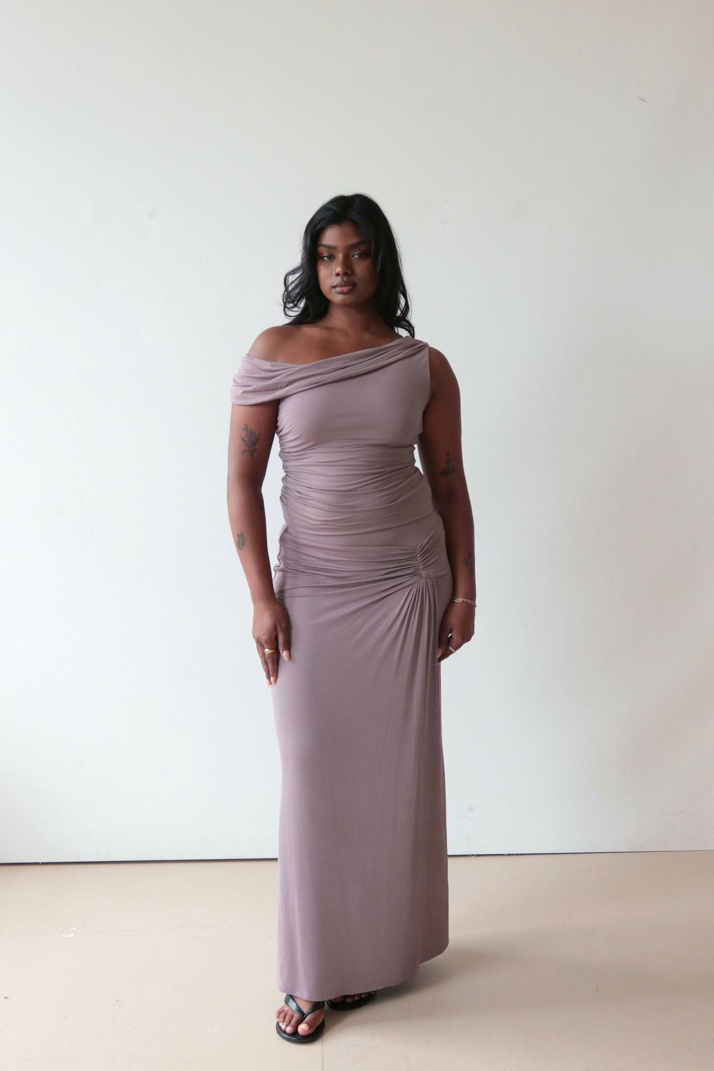 Mori Ruched Maxi Skirt