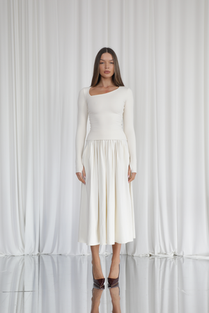 Belle Gathered Maxi Skirt