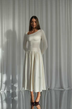 Belle Gathered Maxi Skirt