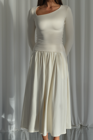 Belle Gathered Maxi Skirt