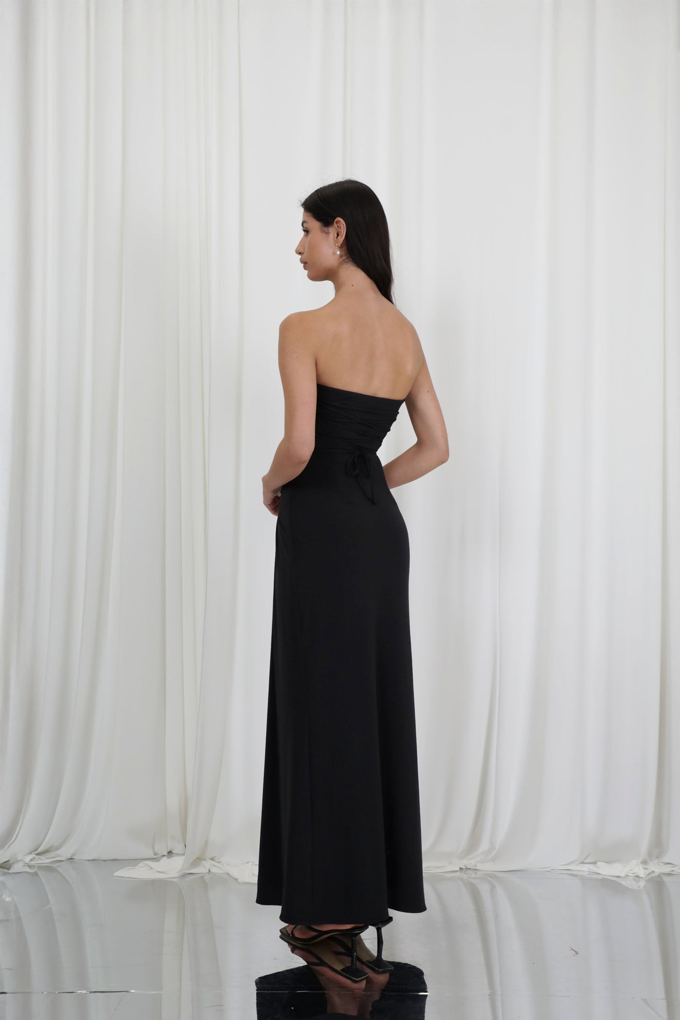 Star Strapless Maxi Dress