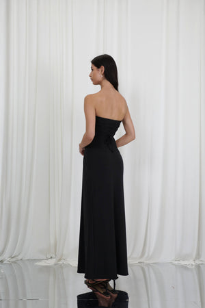 Star Strapless Maxi Dress