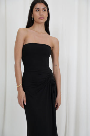 Star Strapless Maxi Dress