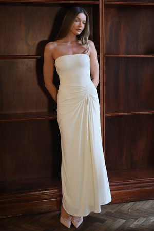 Star Strapless Maxi Dress