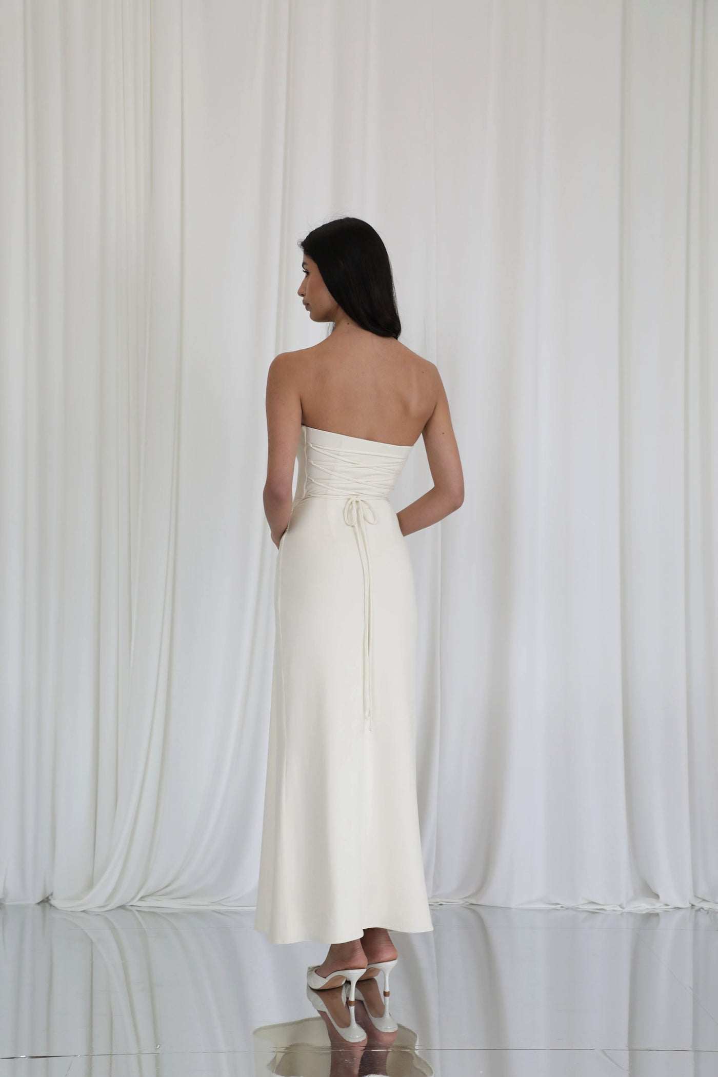 Star Strapless Maxi Dress
