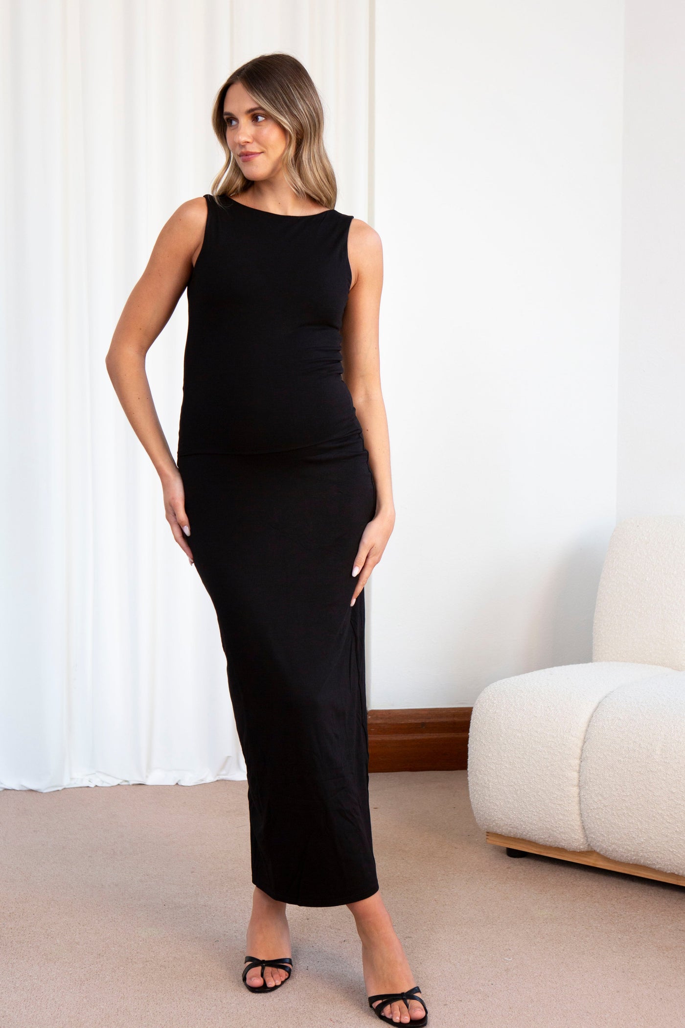 Sloane Column Maxi Skirt