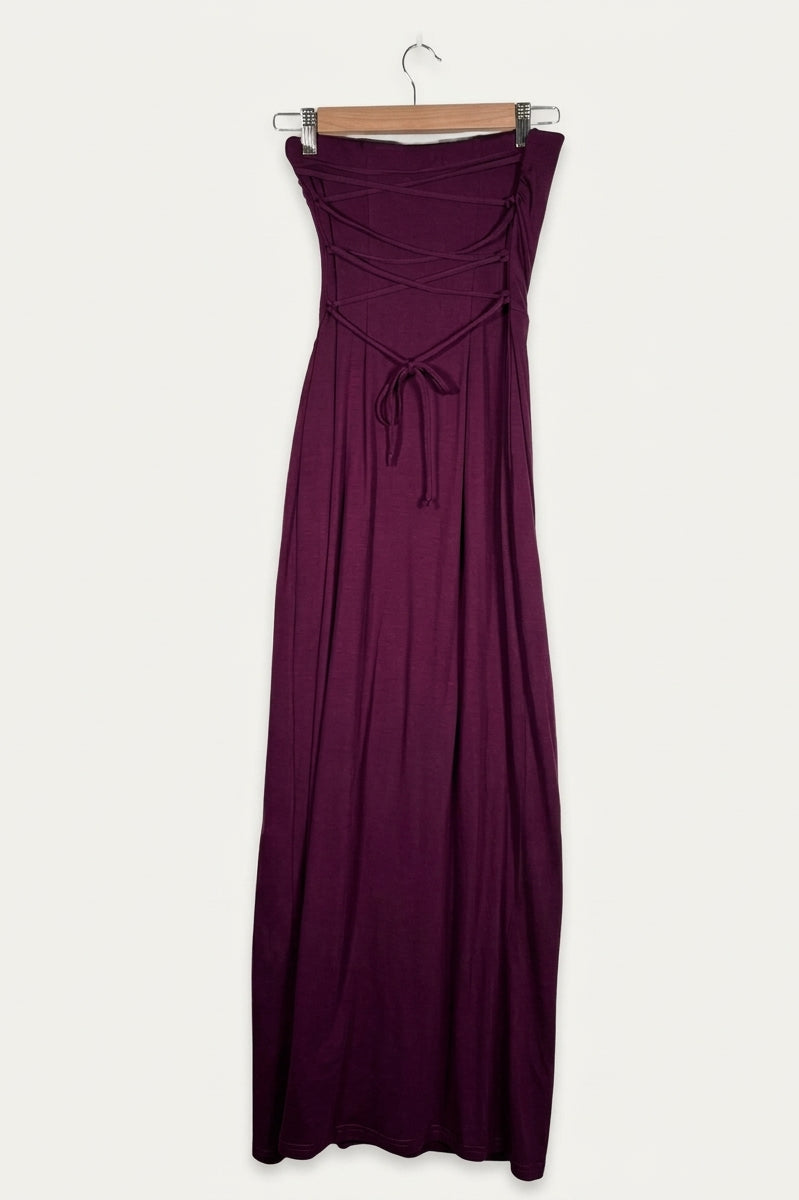 Star Strapless Maxi Dress – Plum Studio Sample