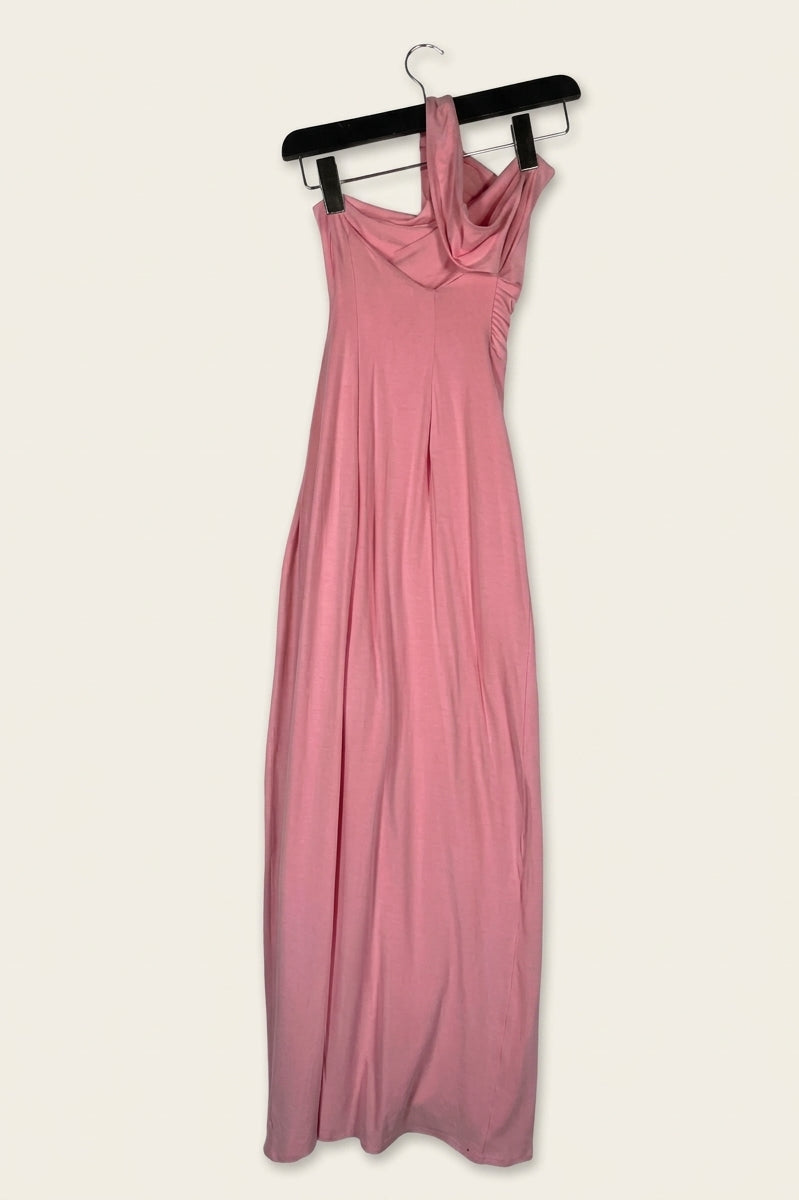 Ashdown Asymmetric Maxi Dress – Orchid Pink Studio Sample