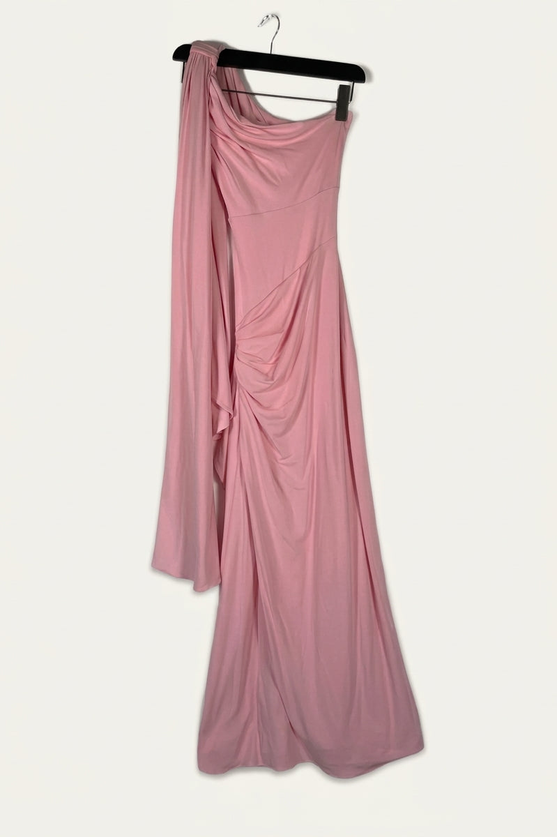 Astoria Maxi Dress with Multiway Scarf – Orchid Pink Studio Sample