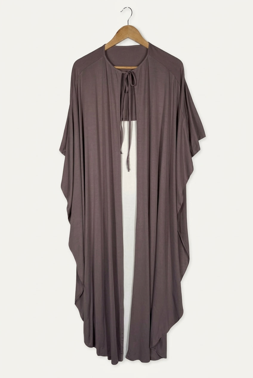 Long Drape Cape – Mink Studio Sample