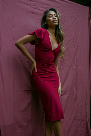 colour:Merlot Red