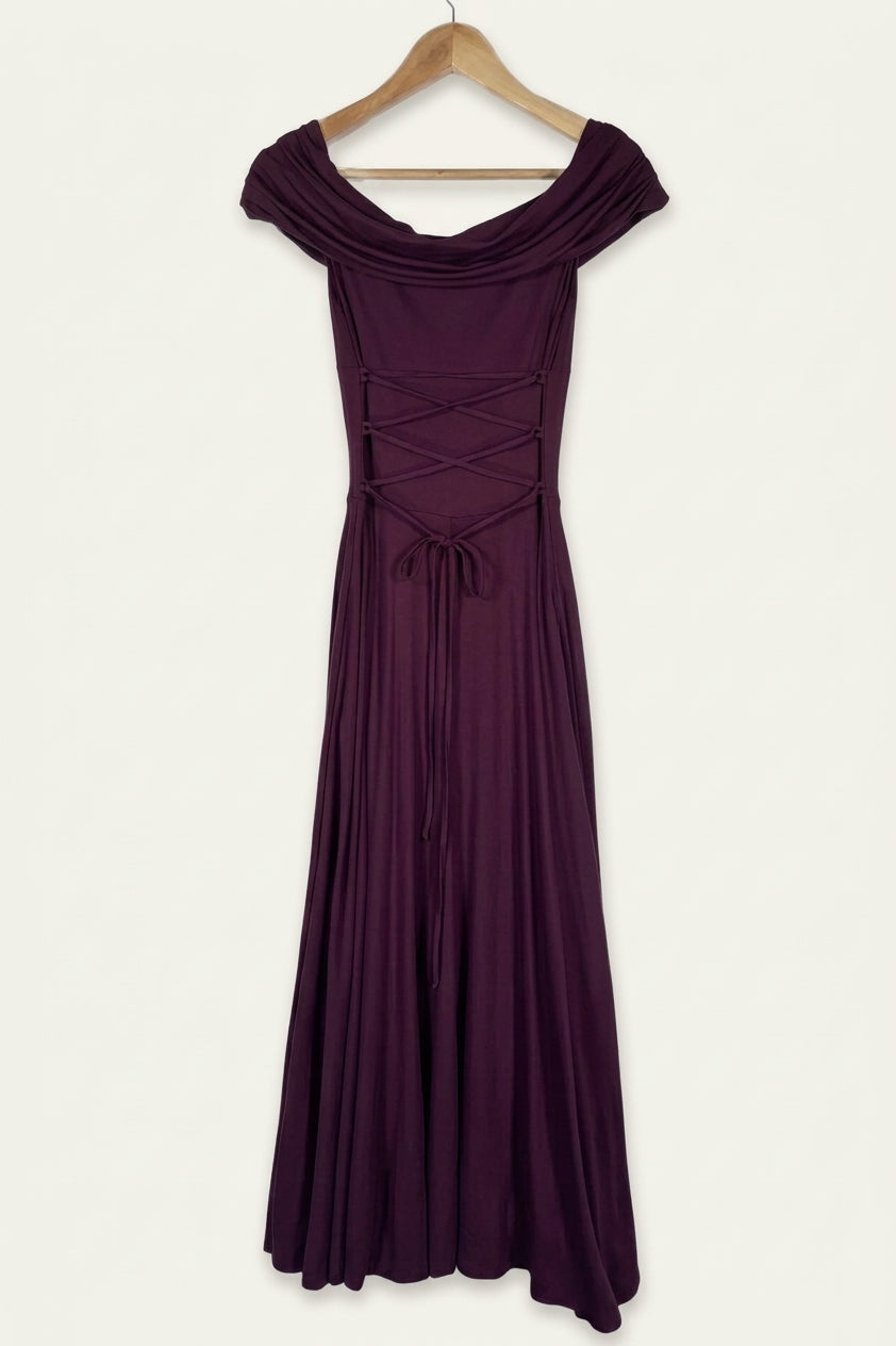 Penelope Bardot Maxi Dress – Plum Studio Sample