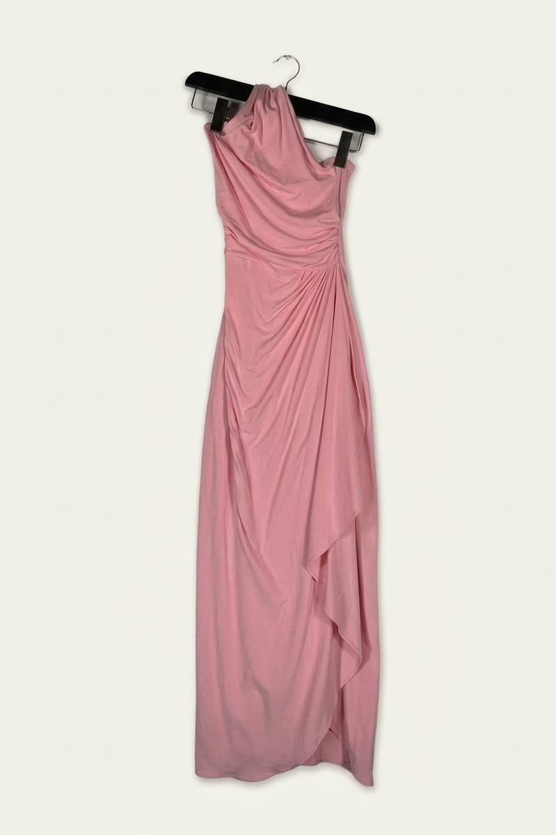 Ashdown Asymmetric Maxi Dress – Orchid Pink Studio Sample