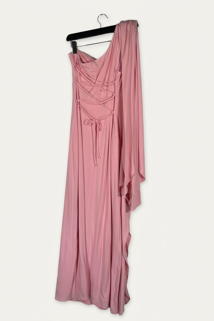 Astoria Maxi Dress with Multiway Scarf – Orchid Pink Studio Sample