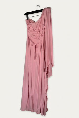 Astoria Maxi Dress with Multiway Scarf – Orchid Pink Studio Sample