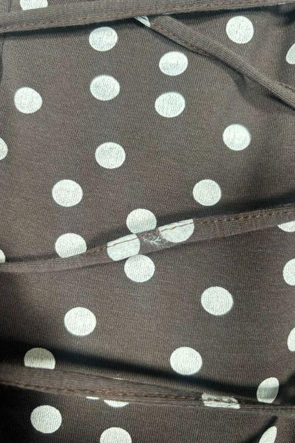 Astoria Maxi Dress (Scarf Not Included) – Brown Polka Dot Studio Sample