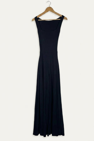 Joy Reversible Wide Leg Jumpsuit – Dark Ink Blue Studio Sample