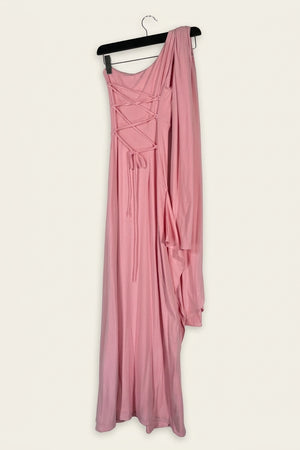 Astoria Maxi Dress with Multiway Scarf – Orchid Pink Studio Sample